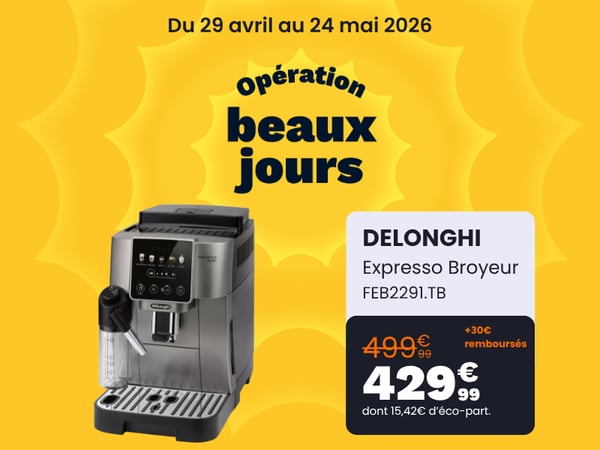 Expresso Broyeur DELONGHI Magnifica Start Color FEB2291.TB Titane