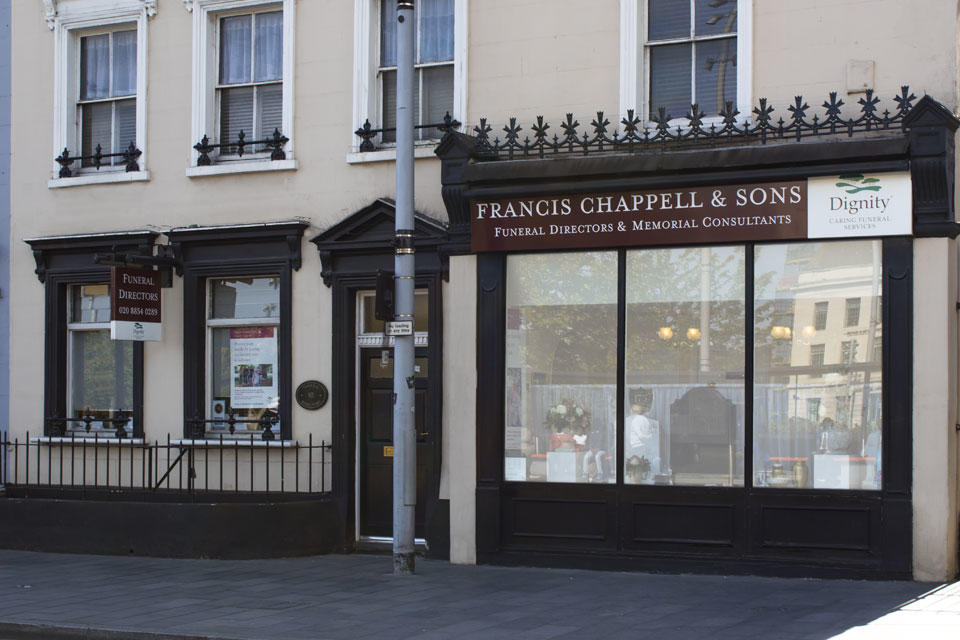 Francis Chappell Funeral Directors Woolwich branch