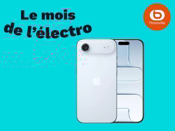 Smartphone APPLE iPhone Air Bleu ciel 256Go Le mois de l'électro Promo remise offre Boulanger Thionville - Terville