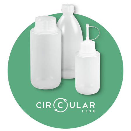 CircularLine - Laborflaschen aus der Kreislaufwirtschaft