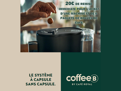20€ de remise CoffeeB - Boulanger Thiais