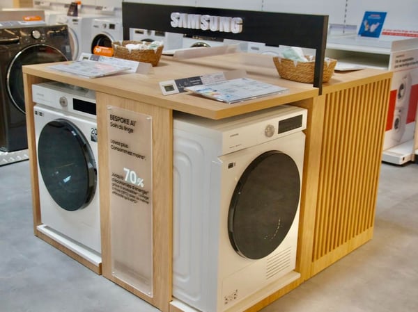 Espace électroménager 
Lave-linges Samsung
Sèche-linges Samsung 

de votre magasin Boulanger Saint-Nazaire - Trignac