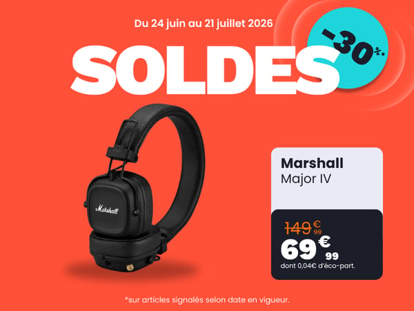 Casque MARSHALL Major IV Noir