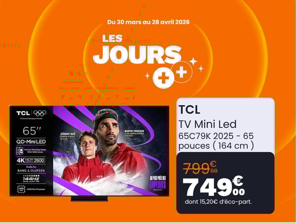 TV Mini Led TCL 65C79K 2025 - 65 pouces ( 164 cm )
