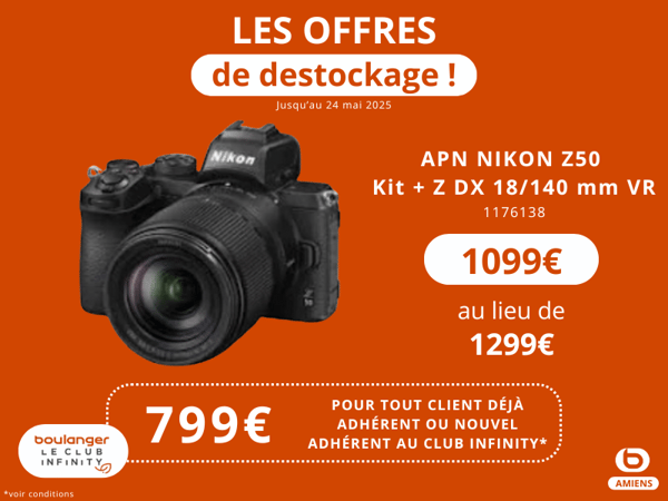 APN NIKON Z50 Kit + Z DX 18/140 mm VR, offre