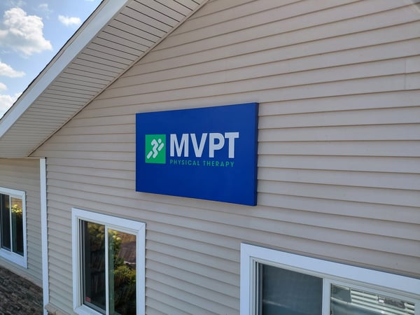 MVPT Chittenango NY Outdoor Sign on building from road.