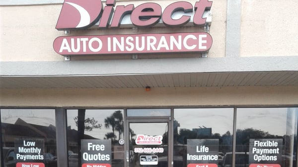 Direct Auto Insurance storefront located at  7277 Forest Oaks Boulevard, Spring Hill