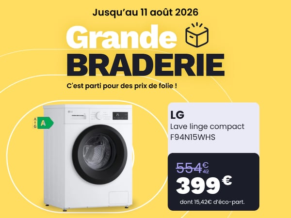 Lave linge compact LG F94N15WHS