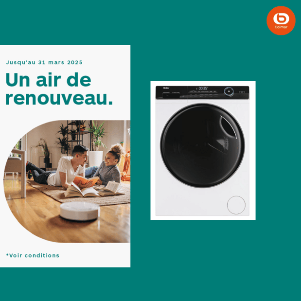 Lave linge hublot HAIER Boulanger Colmar