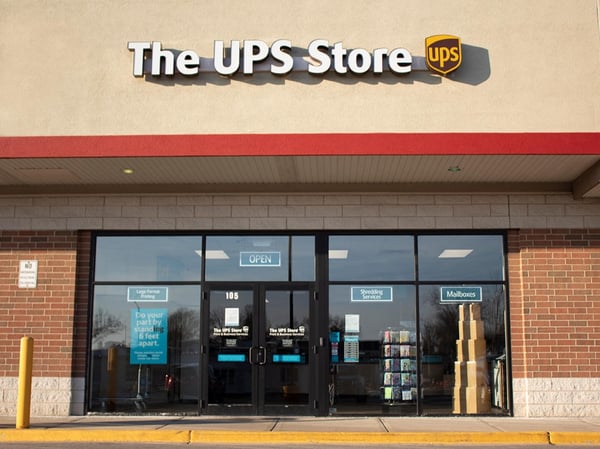 Storefront of The UPS Store in Naperville, IL