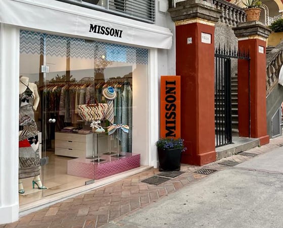 Missoni Boutique Capri opening hours address and contacts