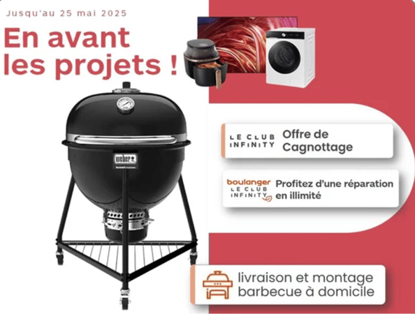 barbecue en promotion chez boulanger cholet