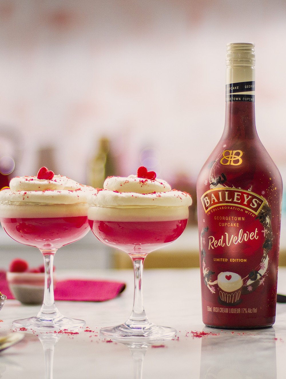 Baileys Red Velvet Cupcake Martini Recipe Baileys US