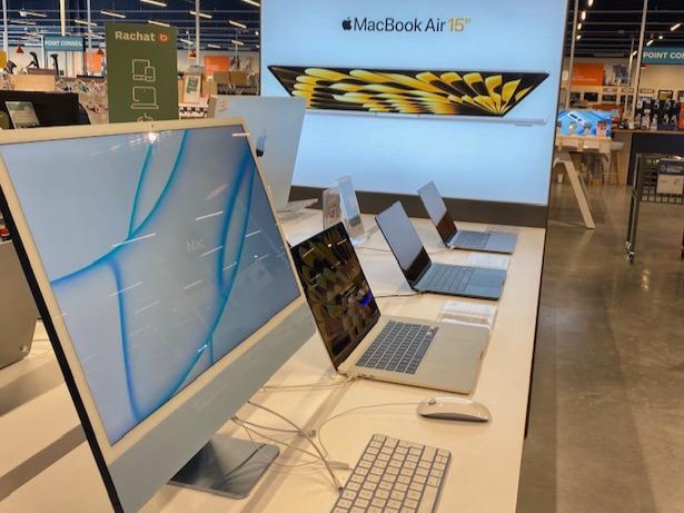 Découvrez le nouveau Macbook air15  - Boulanger Claye Souilly