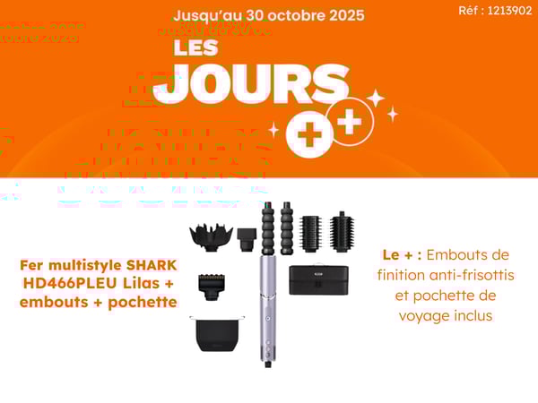 Fer multistyle SHARK Flexstyle HD466PLEU Lilas