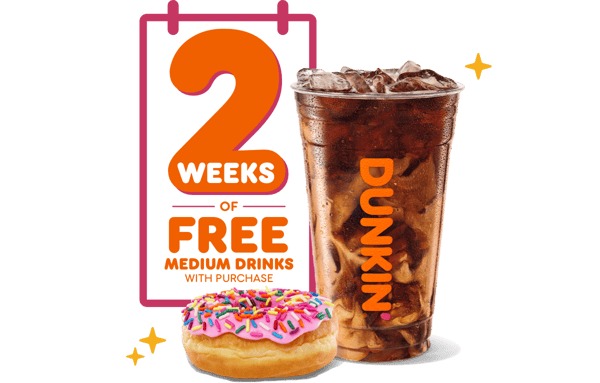 2 Weeks of free coffee with purchase