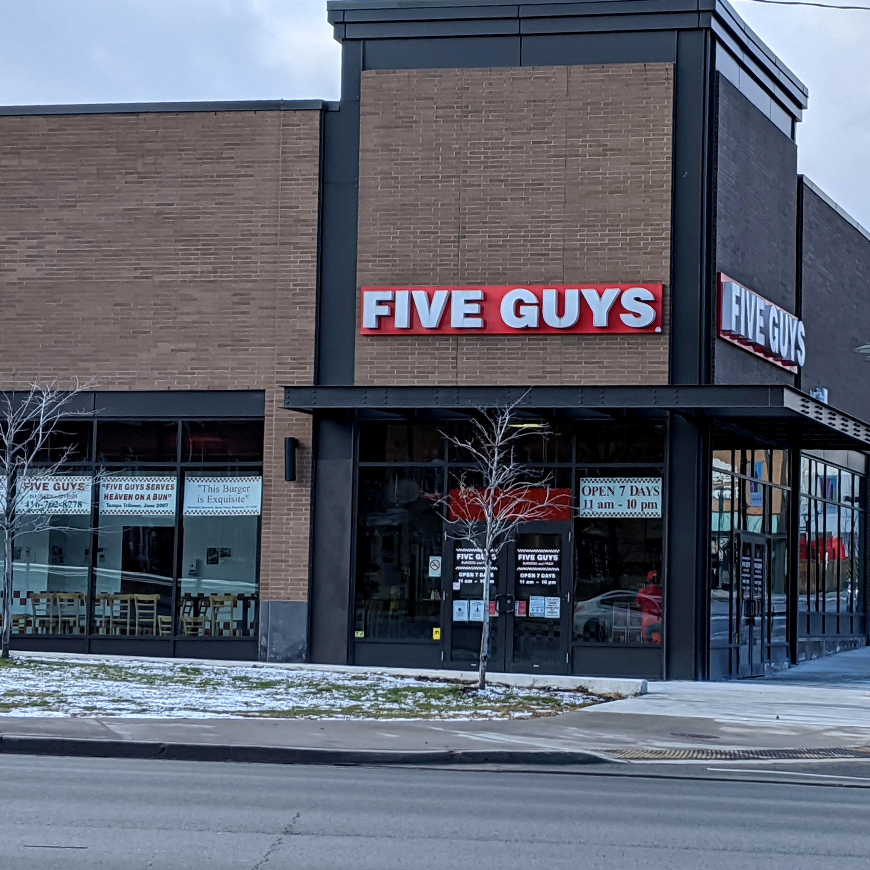 Five Guys at 70 Weston Road in Toronto.