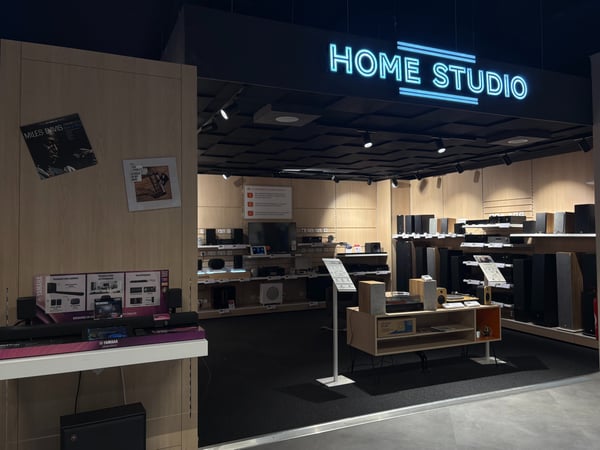 Le home studio du magasin Boulanger Villebon