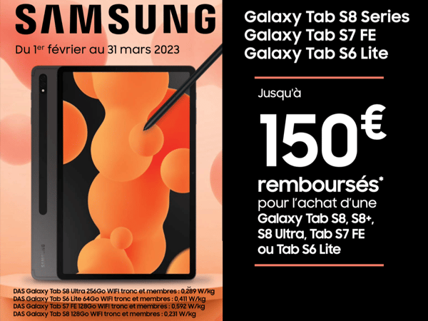 Bons plans tablette Samsung à  Boulanger La Rochelle Angoulins
