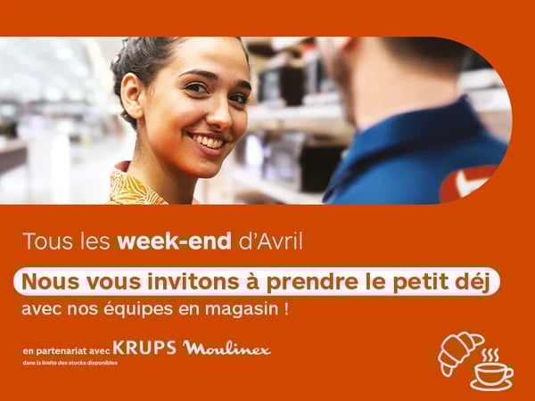 Prenons le petit-déjeuner ensemble tous les week-ends d’avril ! ☕