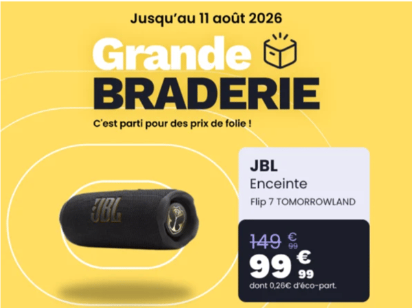 Enceinte portable JBL Flip 7 TOMORROWLAND