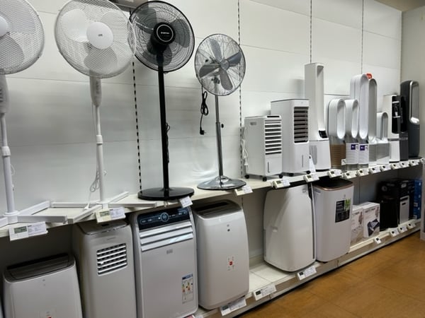 Rayon Ventilation au magasin Boulanger Osny