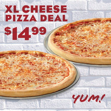 $14.99 Cheese Pizza Deal Image