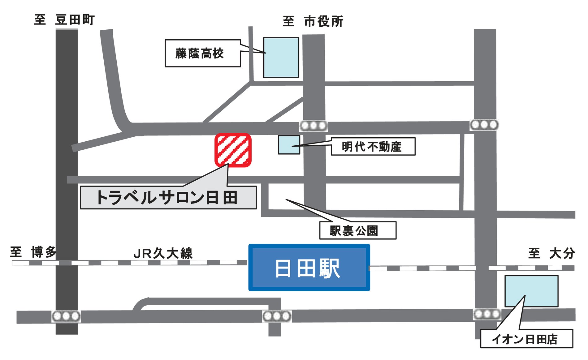 日田店地図