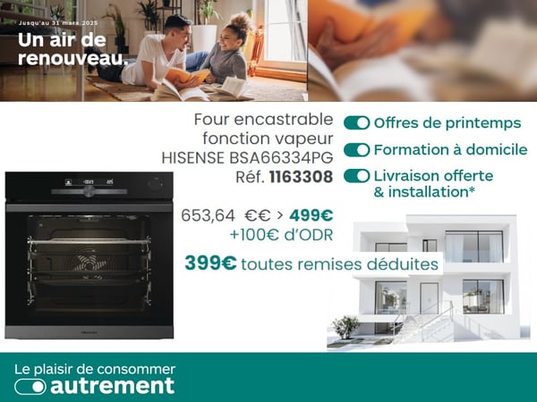 four encastrable hisense boulanger biganos