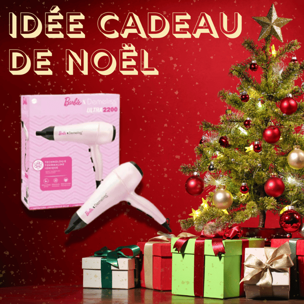 Idée cadeau de Noël : Sèche cheveux SAINT ALGUE Demeliss Ultra 2200 x Barbie