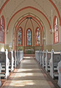 1902 wurde die evangelische Kirche Steinheim in Hanau im neugotischen Stil erbaut.