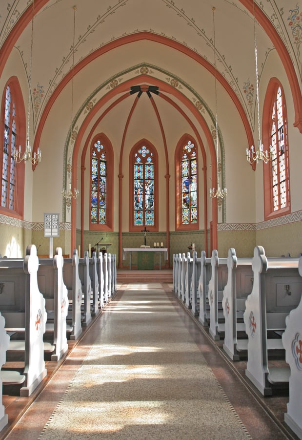 1902 wurde die evangelische Kirche Steinheim in Hanau im neugotischen Stil erbaut.