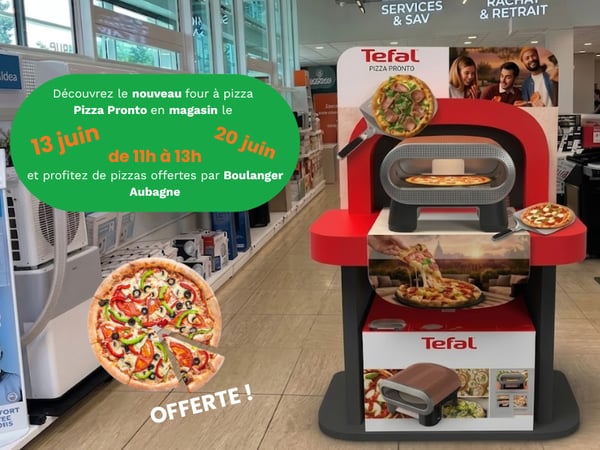 Pizza Pronto chez Boulanger Aubagne