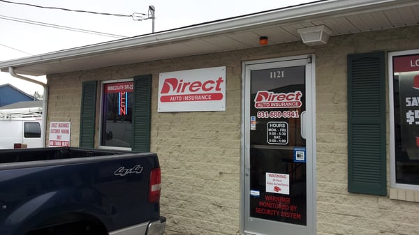 Direct Auto Insurance storefront located at  1121 N Main St, Shelbyville