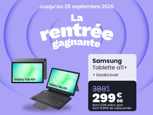Tablette Android SAMSUNG Pack Galaxy Tab A11+ 128Go/Etui Clavier