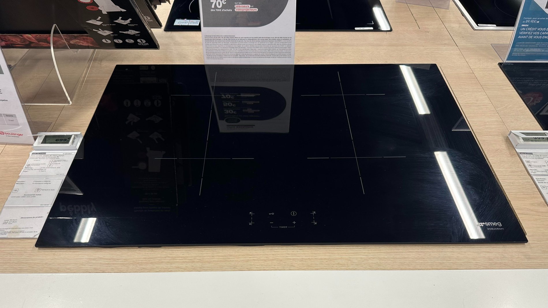 Plaque induction Smeg.