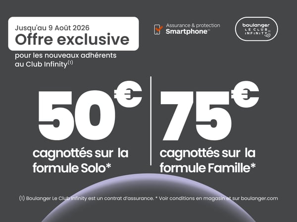 Boulanger | Boulanger Toulouse Colomiers | Le Club Infinity | Assurance Smartphone | Protection Smartphone | Offre Fidélité | Cagnotte Boulanger | Magasin Electro Colomiers | Bon Plan Toulouse | Assurance Mobile