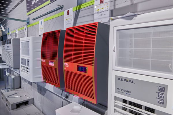 Secomat Wäschetrockner Ausstellung