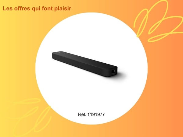 Barre de son SONY HTS2000 chez Boulanger Marseille La Valentine.