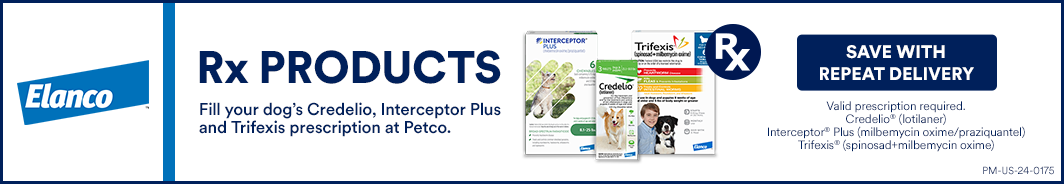 Get Rx Products at Petco | Save with Repeat Delivery valid prescription required | Credelio (lotilaner)