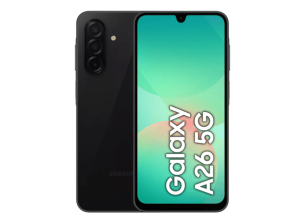 Smartphone SAMSUNG Pack A26 Noir 128Go + Coque silicone