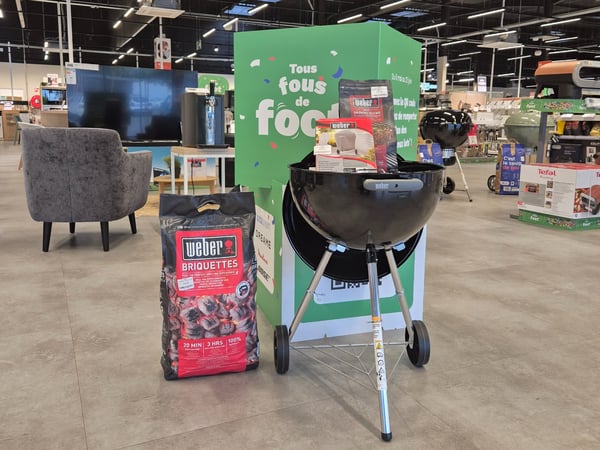 été barbecue weber foot