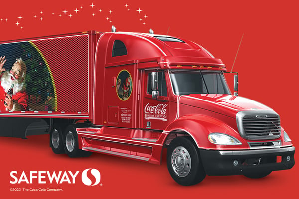 Safeway Coca Cola truck