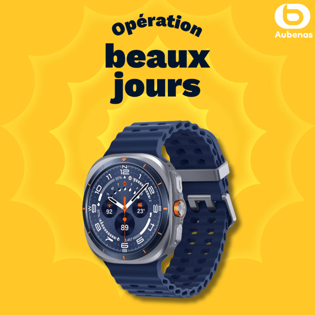 Montre connectée SAMSUNG Galaxy Watch Ultra 2025 Bleu Titane