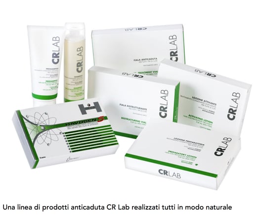 Una linea di prodotti anticaduta CRLab realizzati tutti in modo naturale e con cellule staminali vegetali