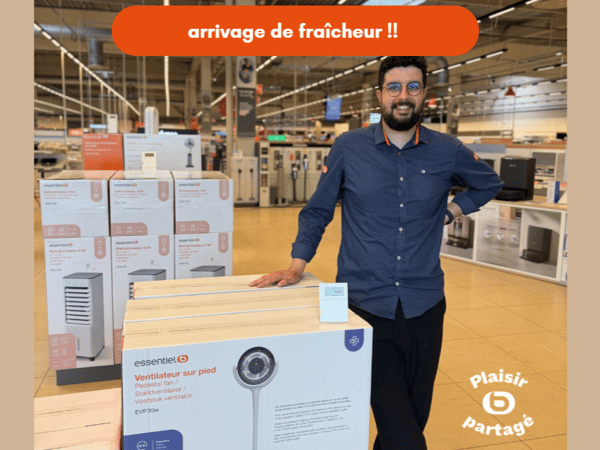 ☀️🌬️ La chaleur arrive… et les climatiseurs & ventilateurs aussi chez Boulanger Nantes Atlantis ! 😎