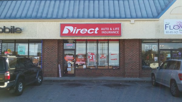 Direct Auto Insurance storefront located at  7384A Two Notch Road, Columbia