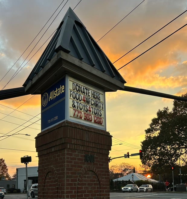 Proud to support our local community with our 2022 Holiday Drives to collect canned food for North Fulton Charities and Toys for the USMC 75th Anniversary Toys for Tots Campaign!