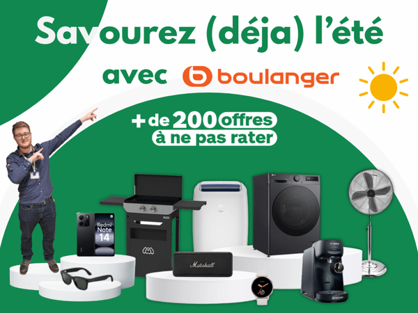 Savourez l'été avec Boulanger Nantes Atlantis Saint-Herblain, plus de 200 offres sur une sélection de produits exclusifs.