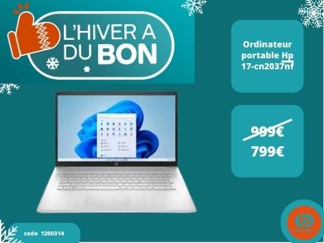 Retrouvez l' ordinateur portable Hp 17-cn2037nf dans votre magasin Boulanger Boulogne sur mer
